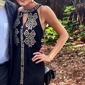 Black formal maxi gown